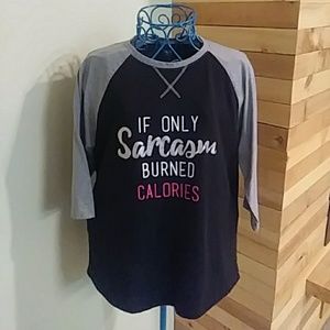 Athletic 3/4 sleeve tee